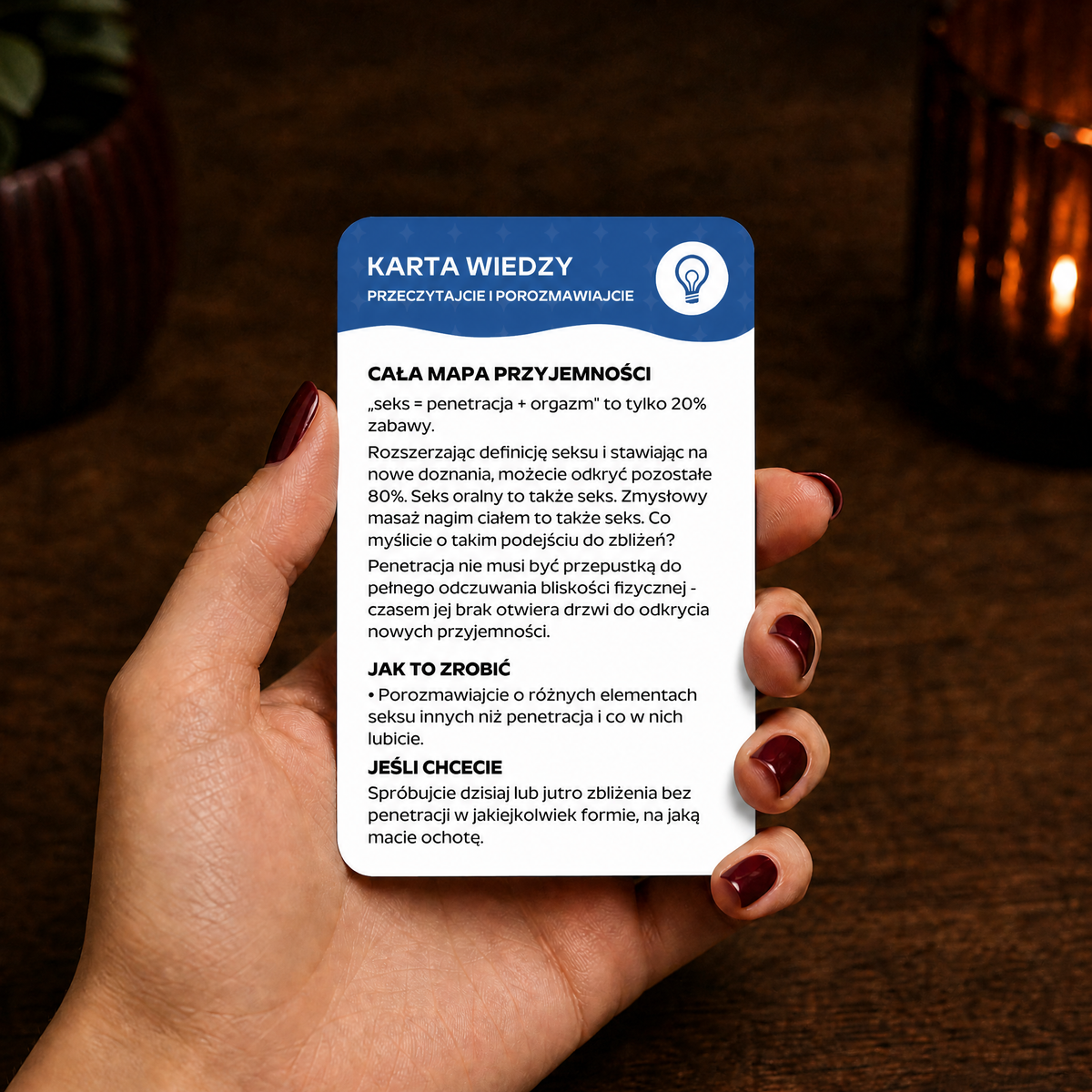 SPARK Intymność i Seks: Karta Wiedzy Cała mapa przyjemności