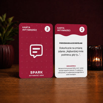 SPARK Zestaw 2 Gier (Flirt i Zabawa + Intymność i Seks)