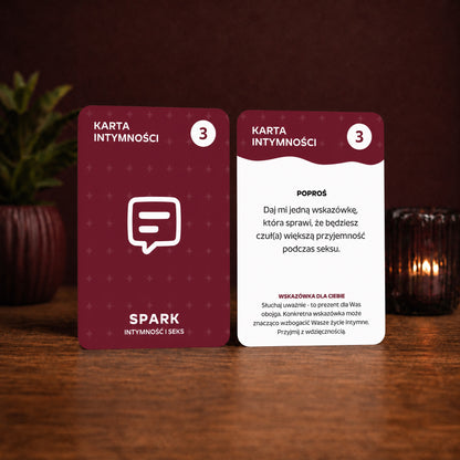 SPARK Zestaw 2 Gier (Flirt i Zabawa + Intymność i Seks)