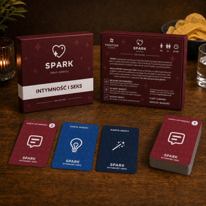SPARK Zestaw 2 Gier (Flirt i Zabawa + Intymność i Seks)