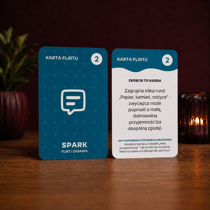 SPARK Zestaw 2 Gier (Flirt i Zabawa + Intymność i Seks)