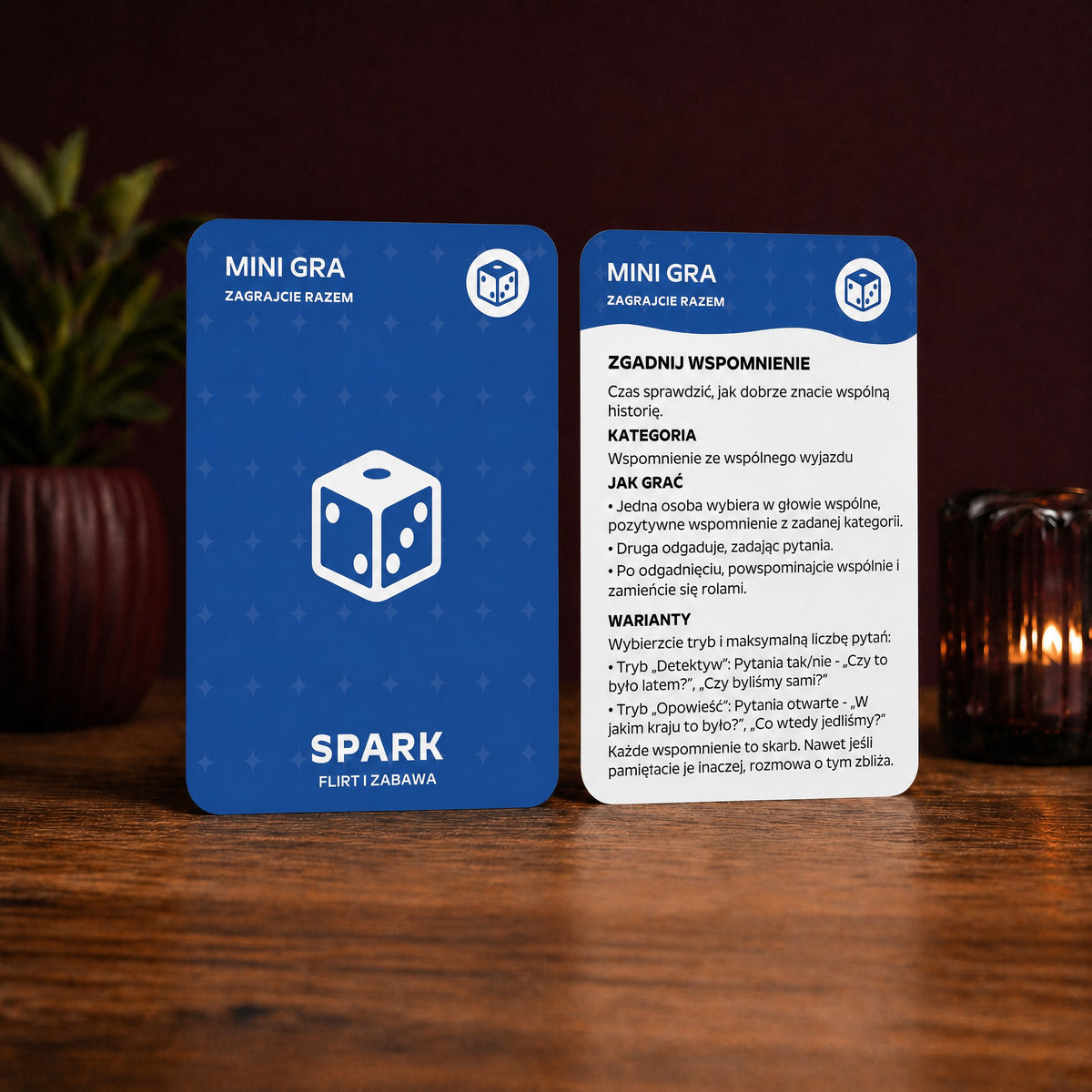 SPARK Zestaw 2 Gier (Flirt i Zabawa + Intymność i Seks)